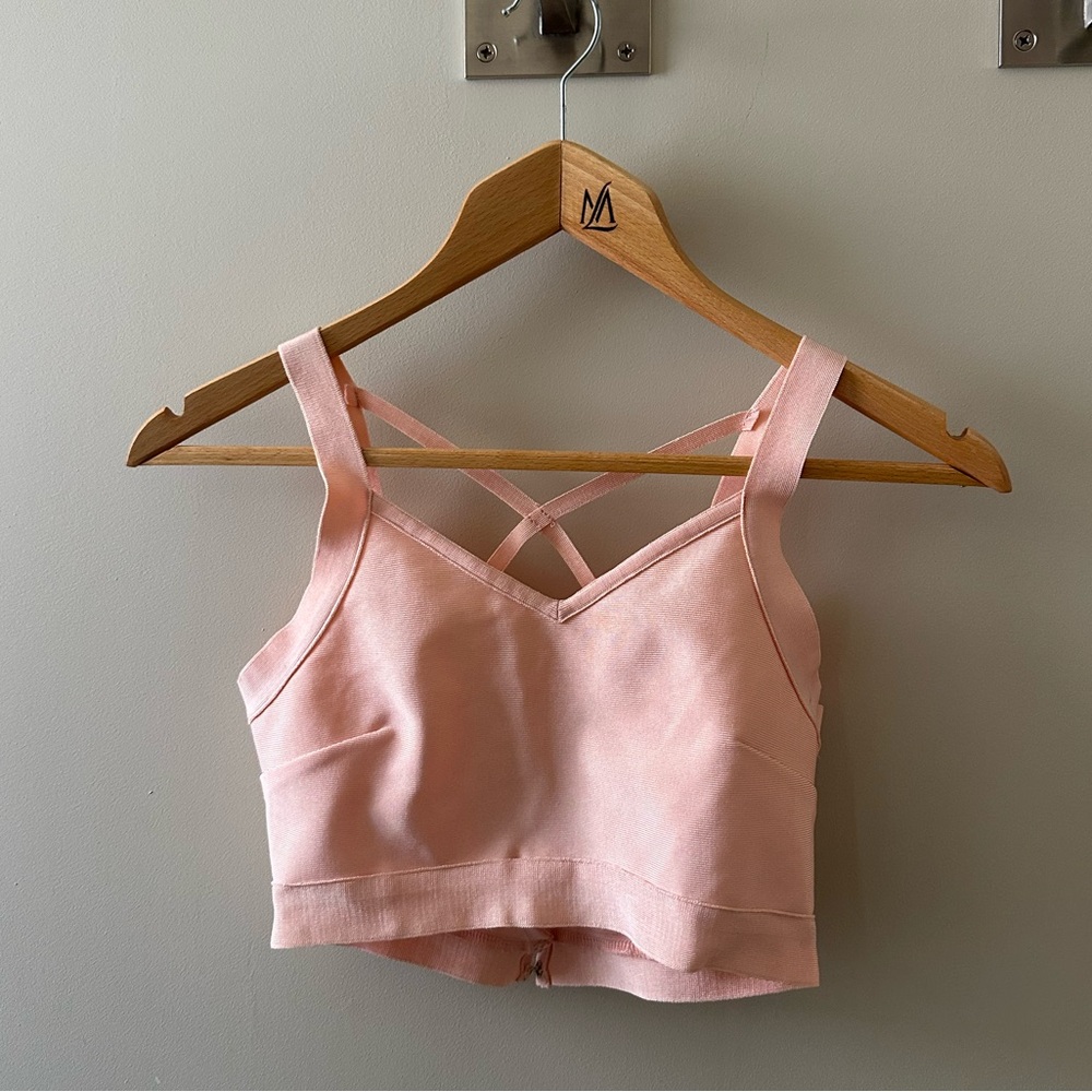 Pink Missguided Crop Top